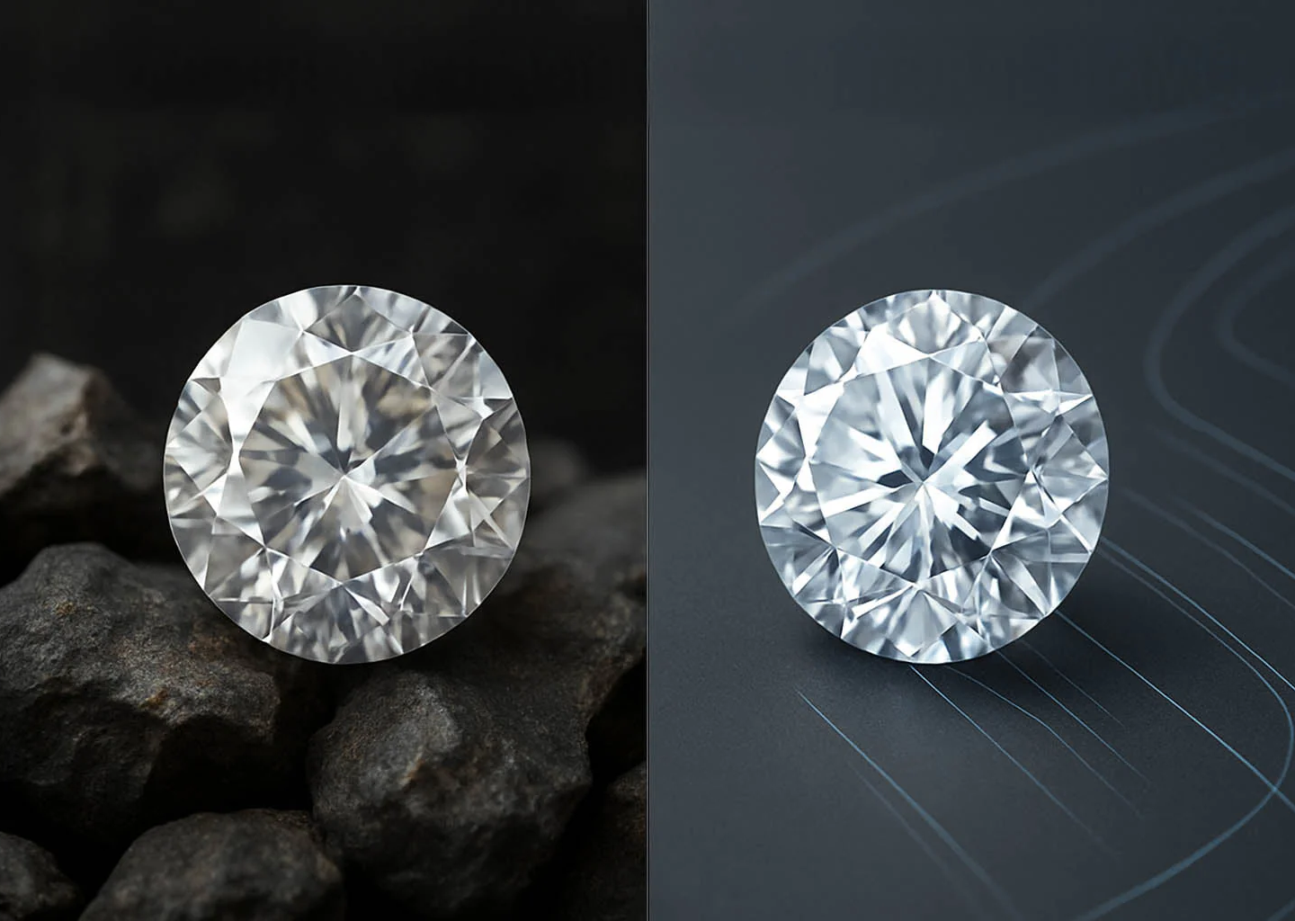 بين الطبيعة والمختبر: من ينتصر في معركة الألماس؟